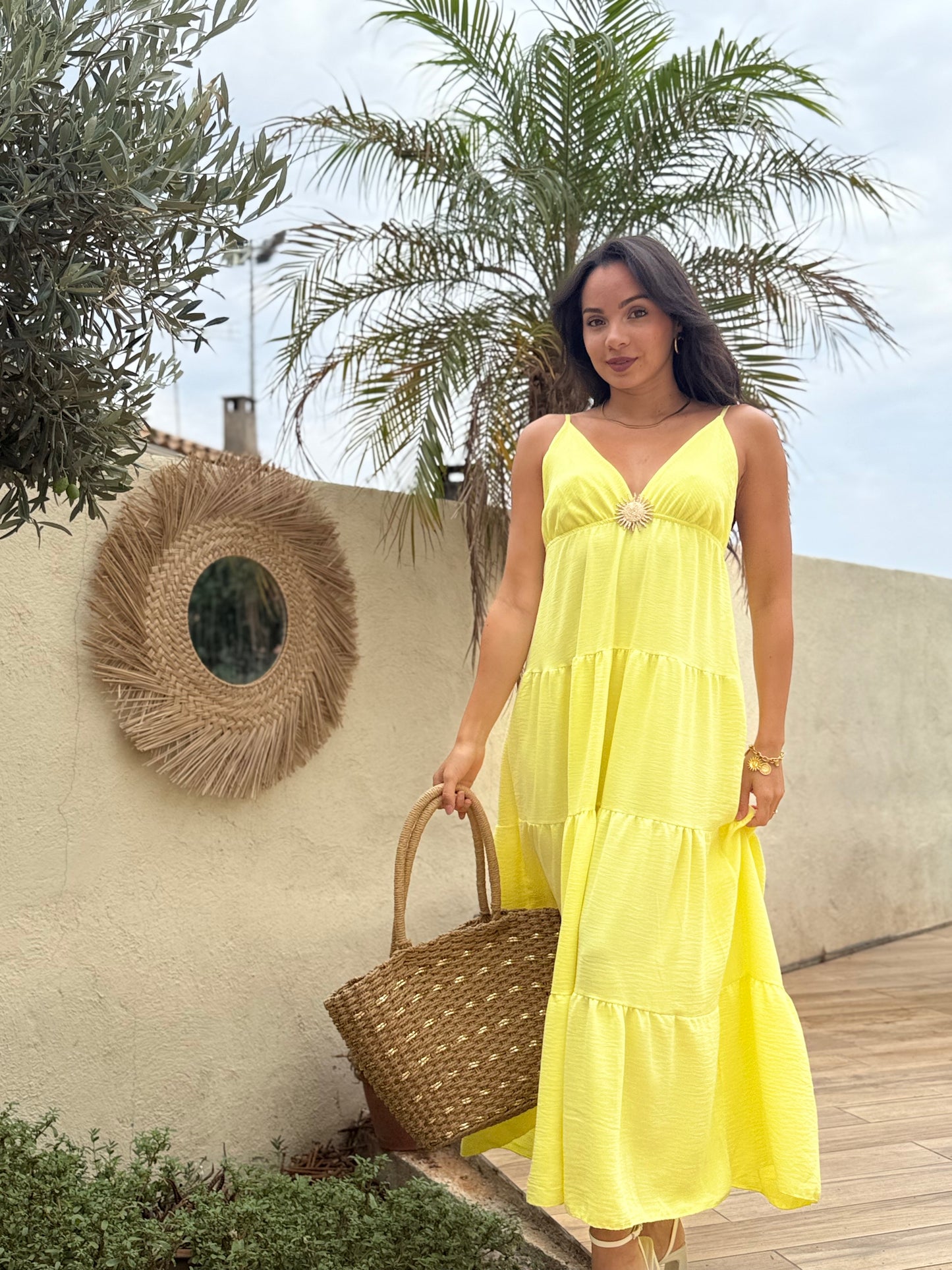 Robe Jenna Jaune