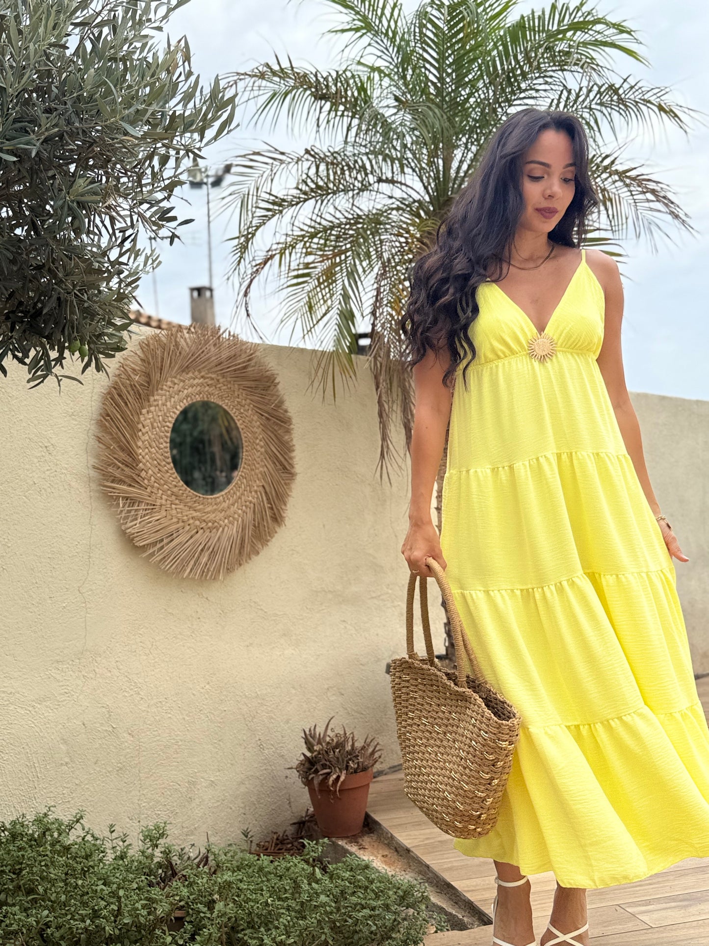 Robe Jenna Jaune