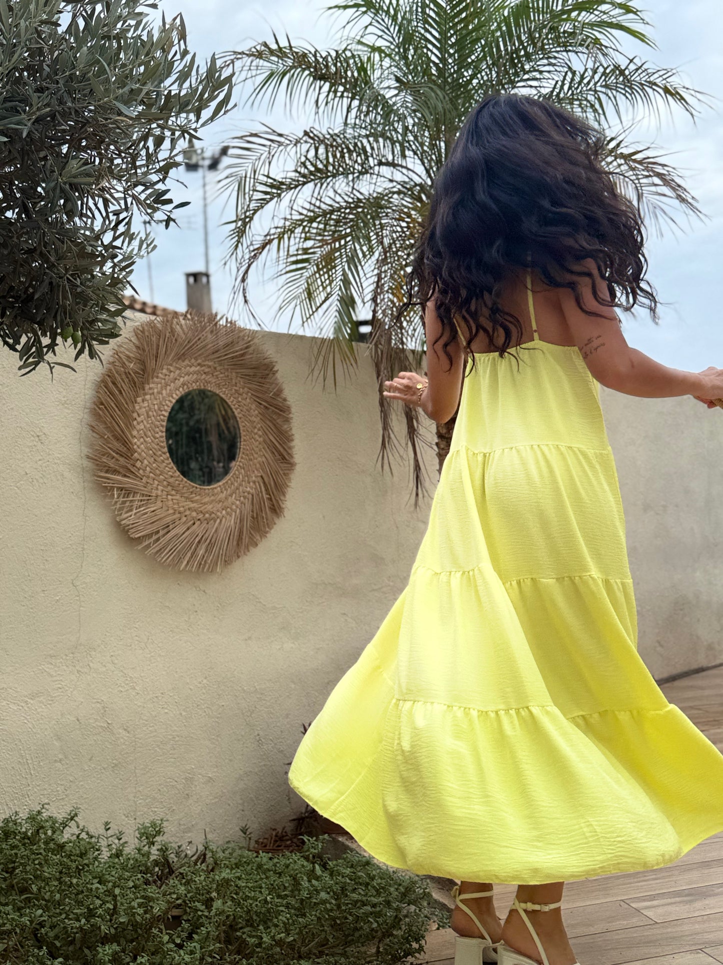 Robe Jenna Jaune