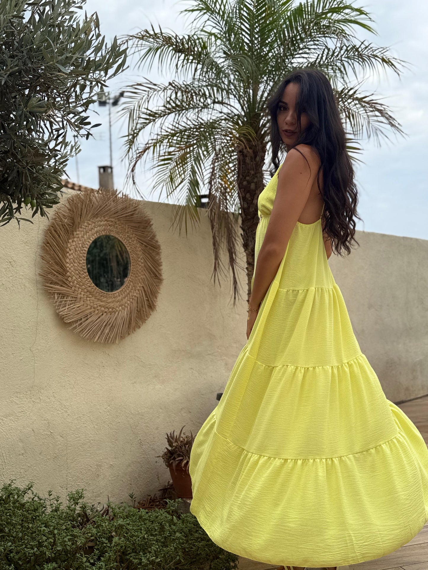 Robe Jenna Jaune