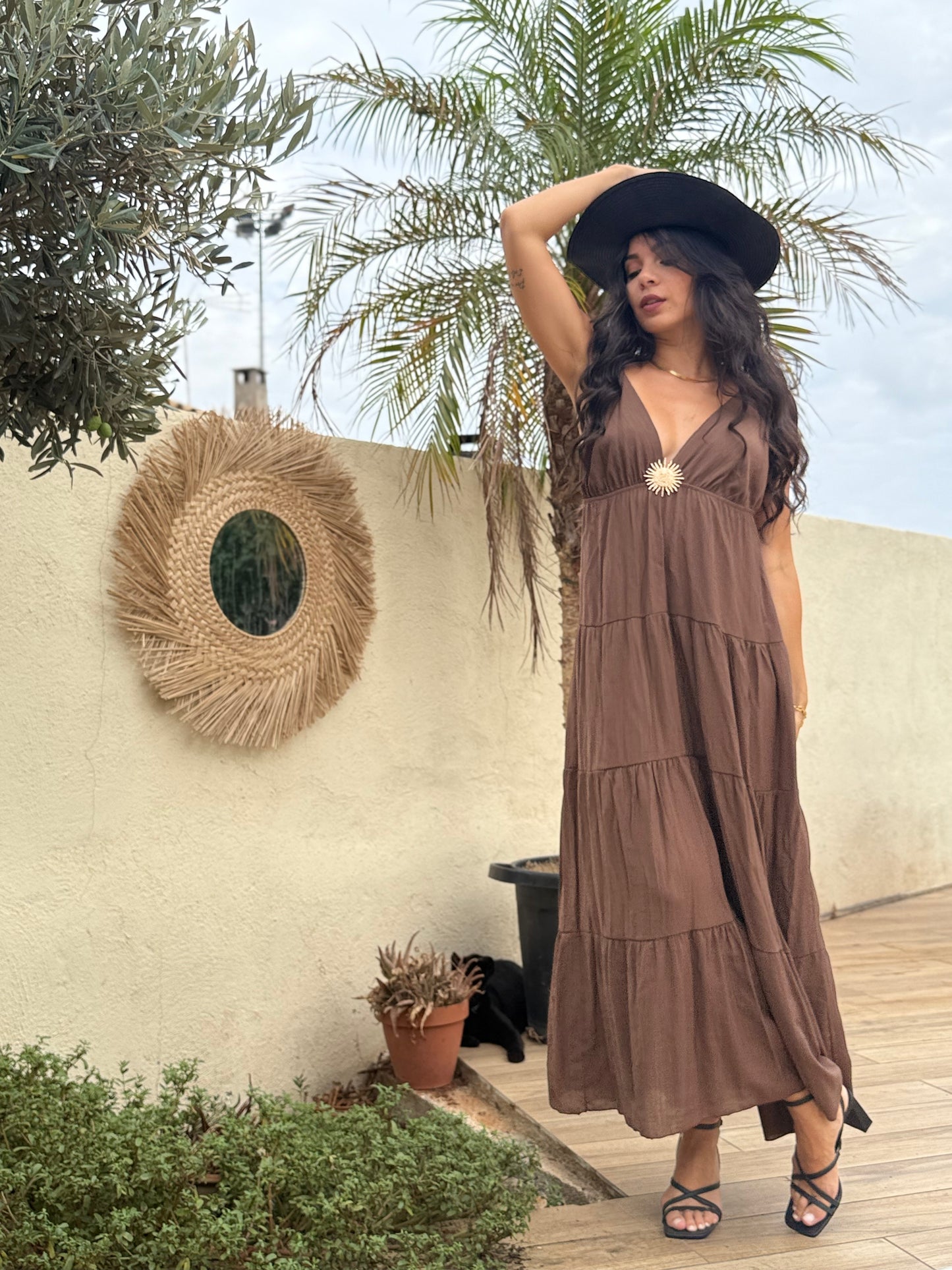 Robe Jenna Marron