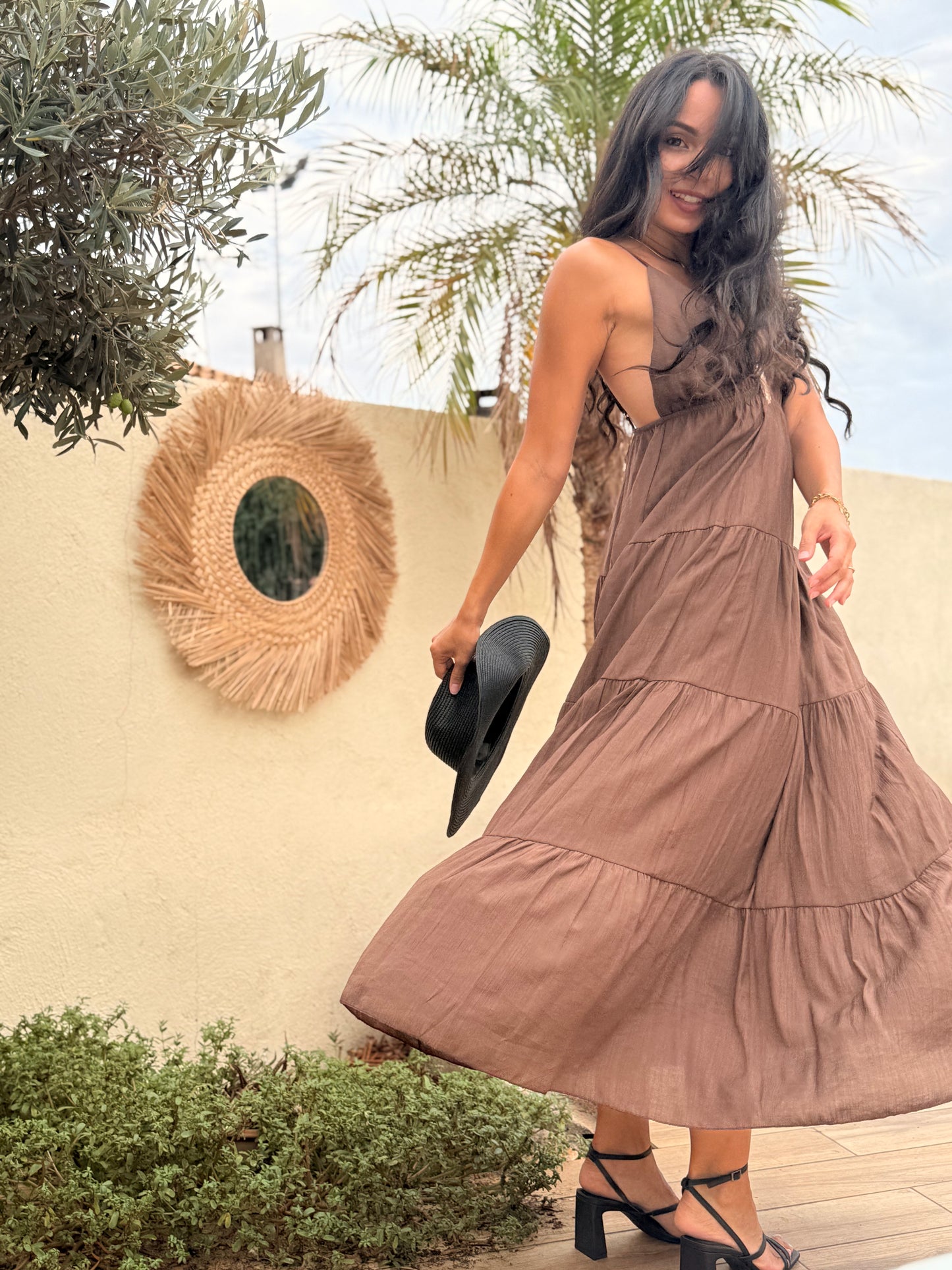 Robe Jenna Marron