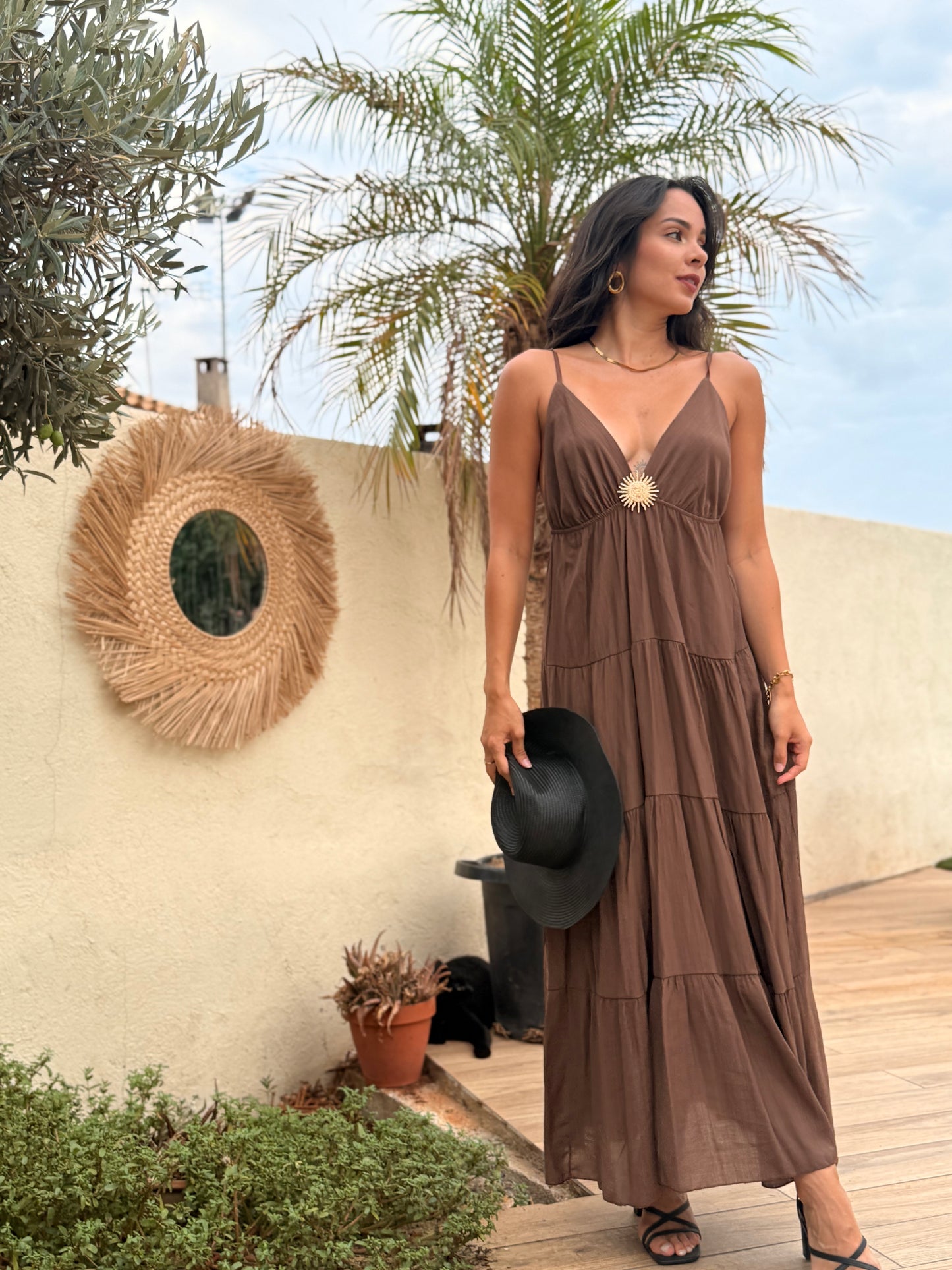 Robe Jenna Marron
