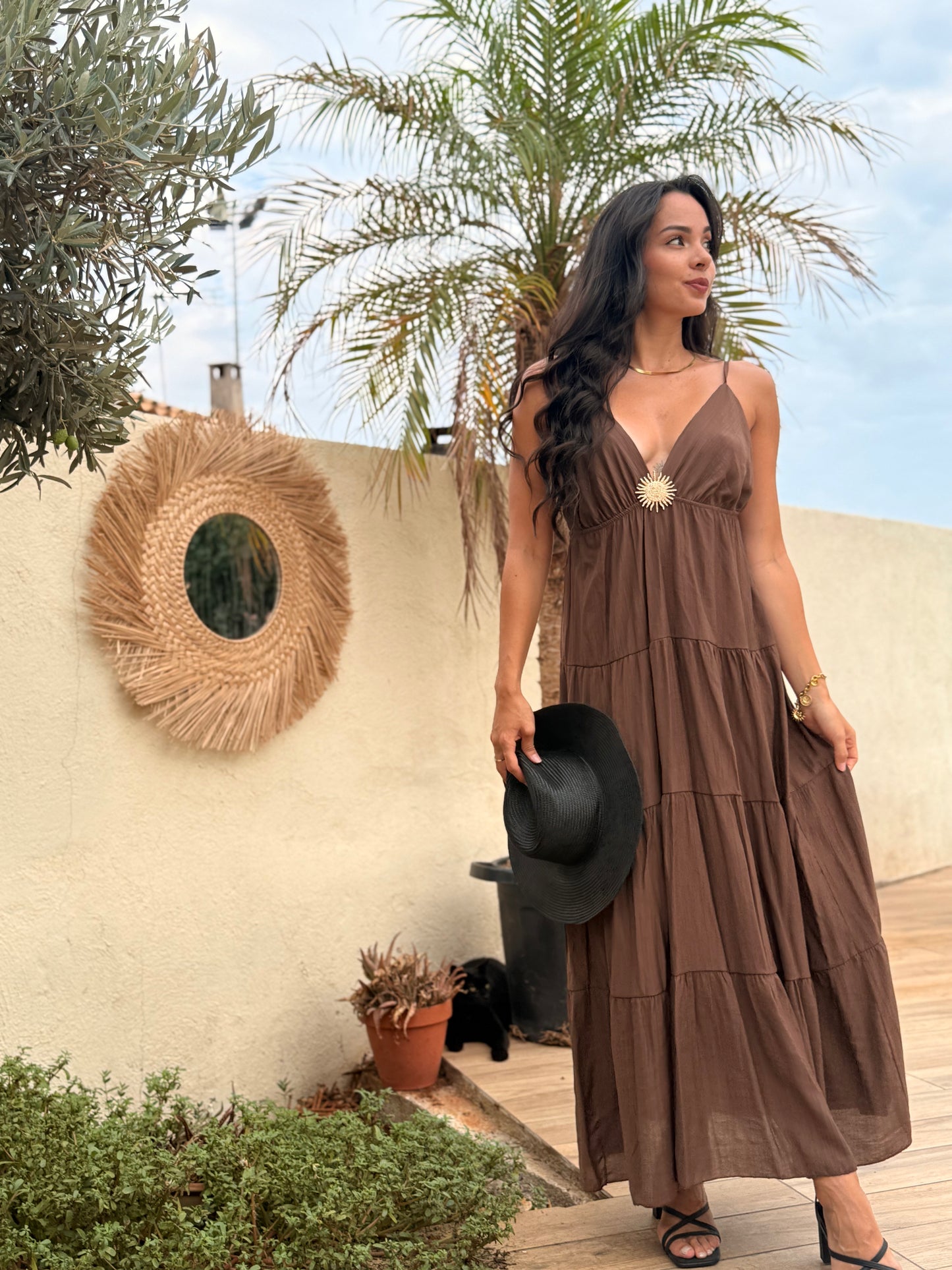 Robe Jenna Marron