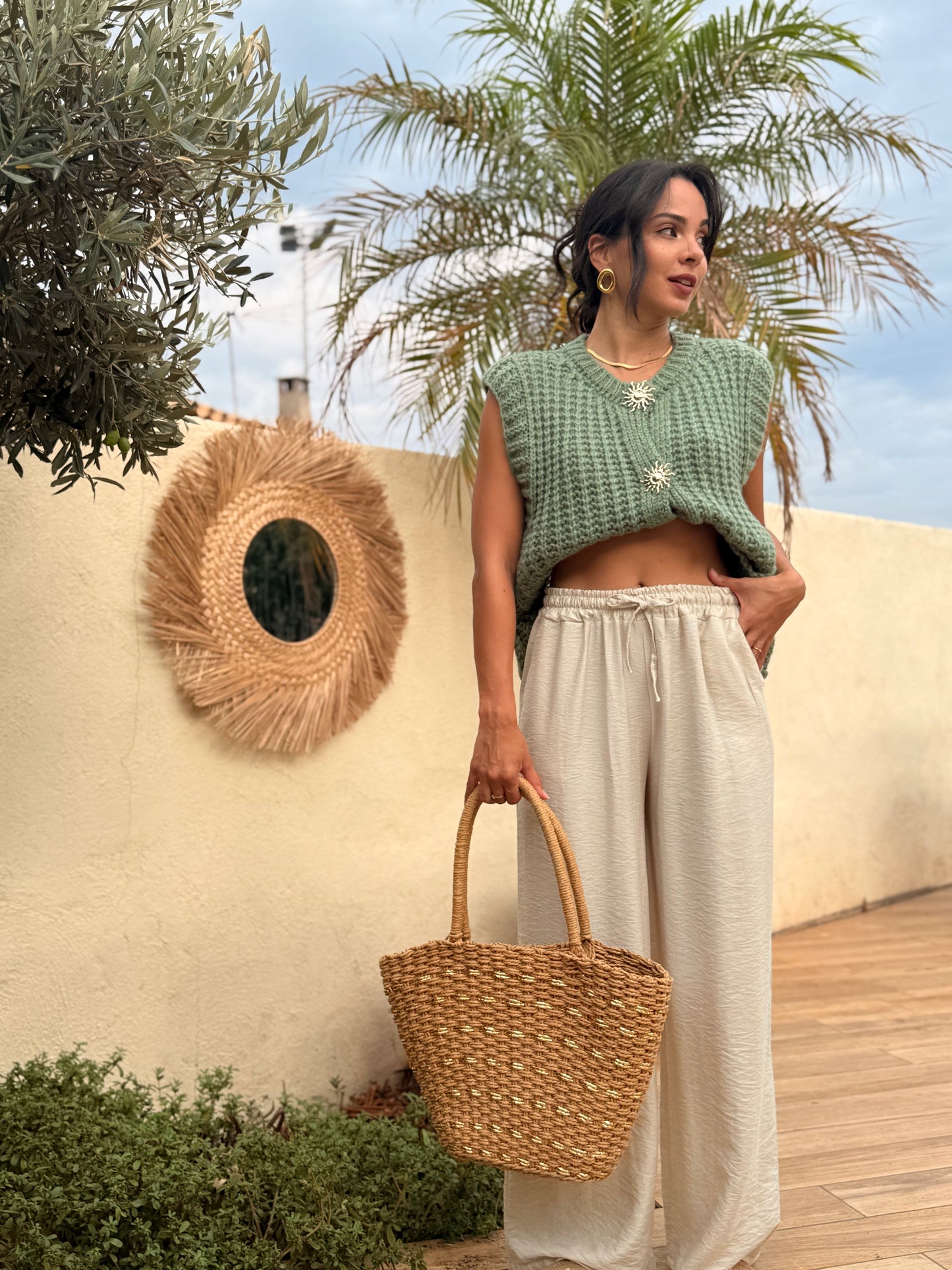 Gilet Sunny Vert