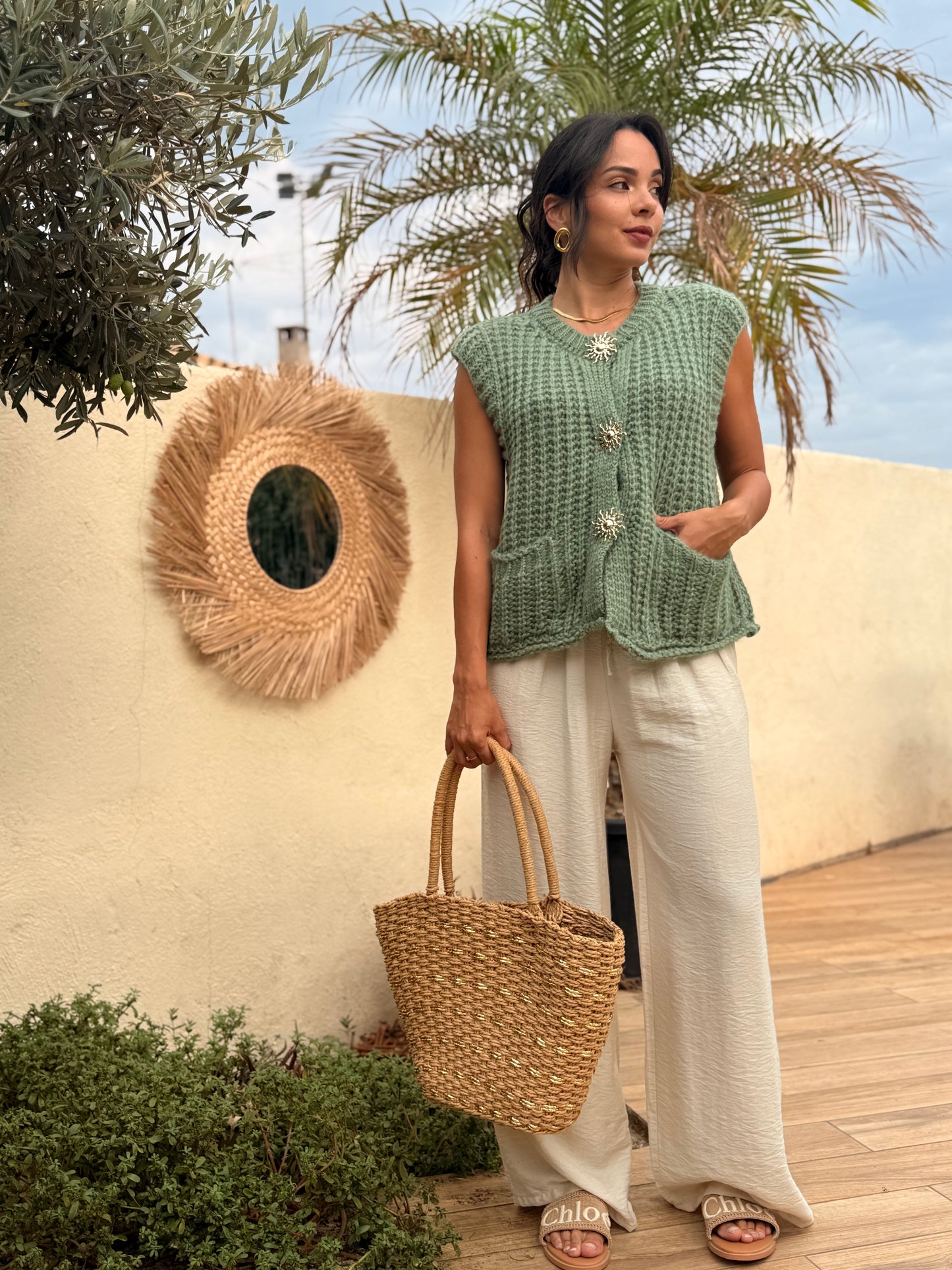 Gilet Sunny Vert