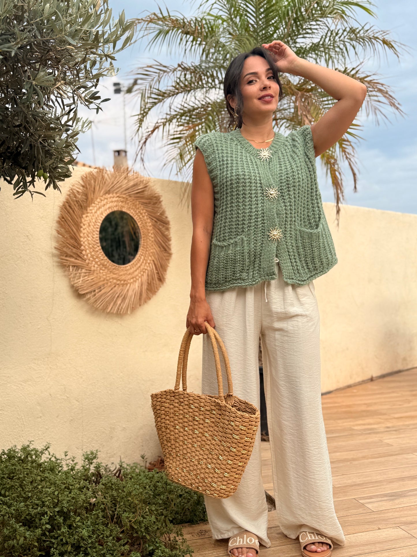 Gilet Sunny Vert