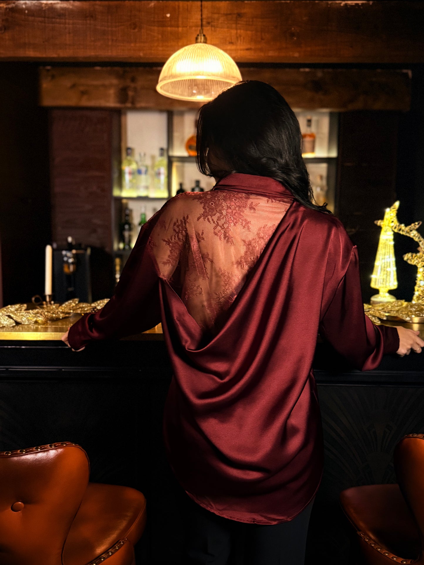 Chemise Aimé Bordeaux