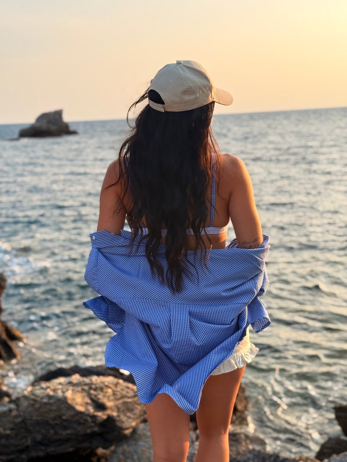 Chemise & brassière Flo bleu