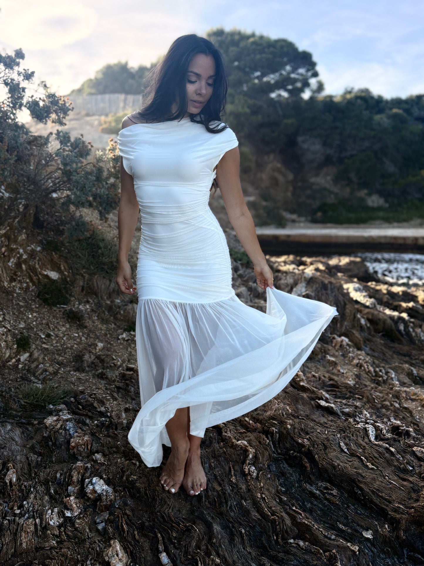 Robe Carolina Ecru