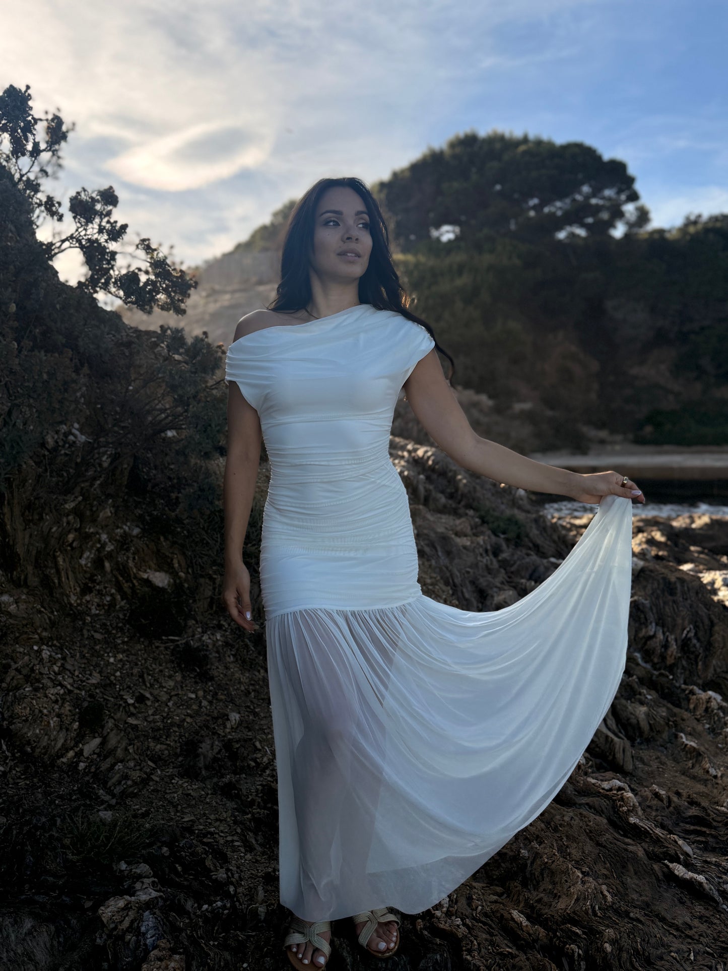 Robe Carolina Ecru