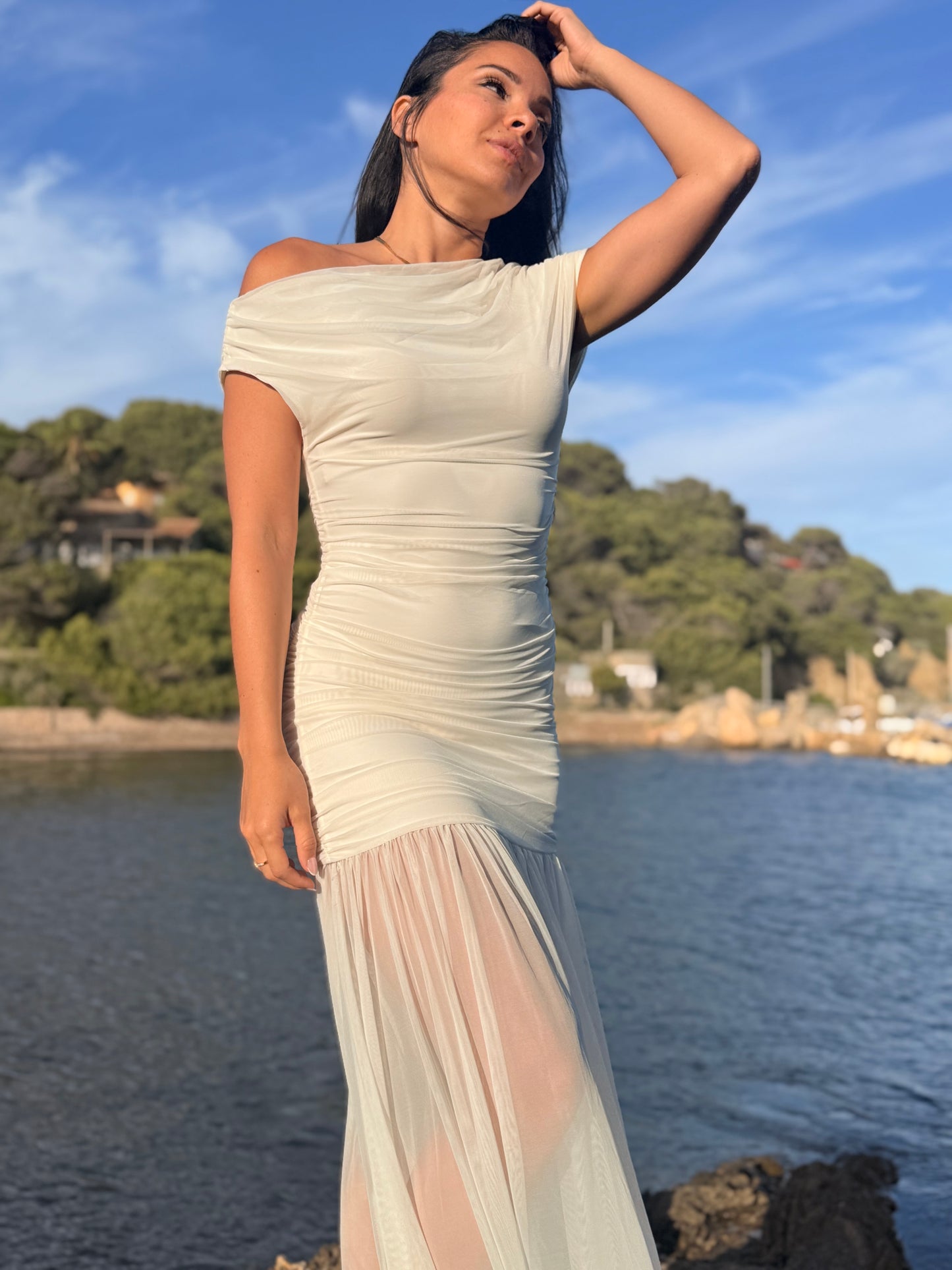 Robe Carolina Ecru