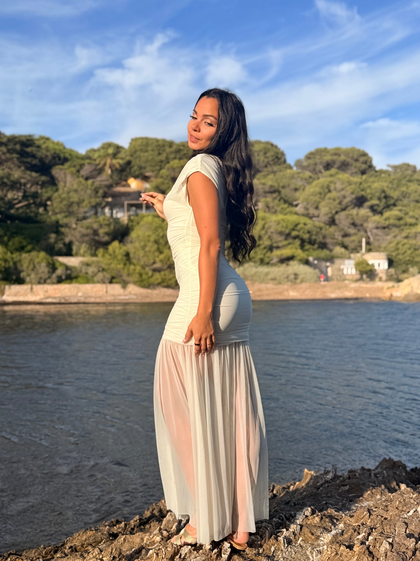 Robe Carolina Ecru