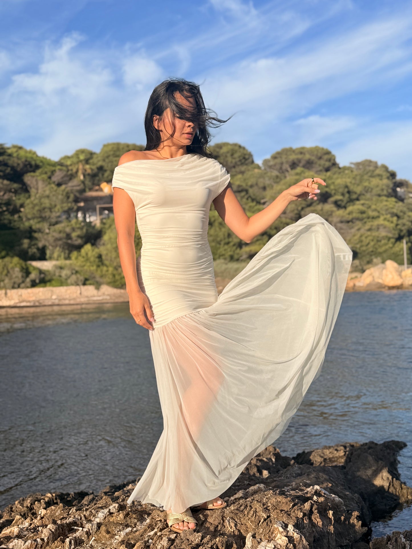 Robe Carolina Ecru