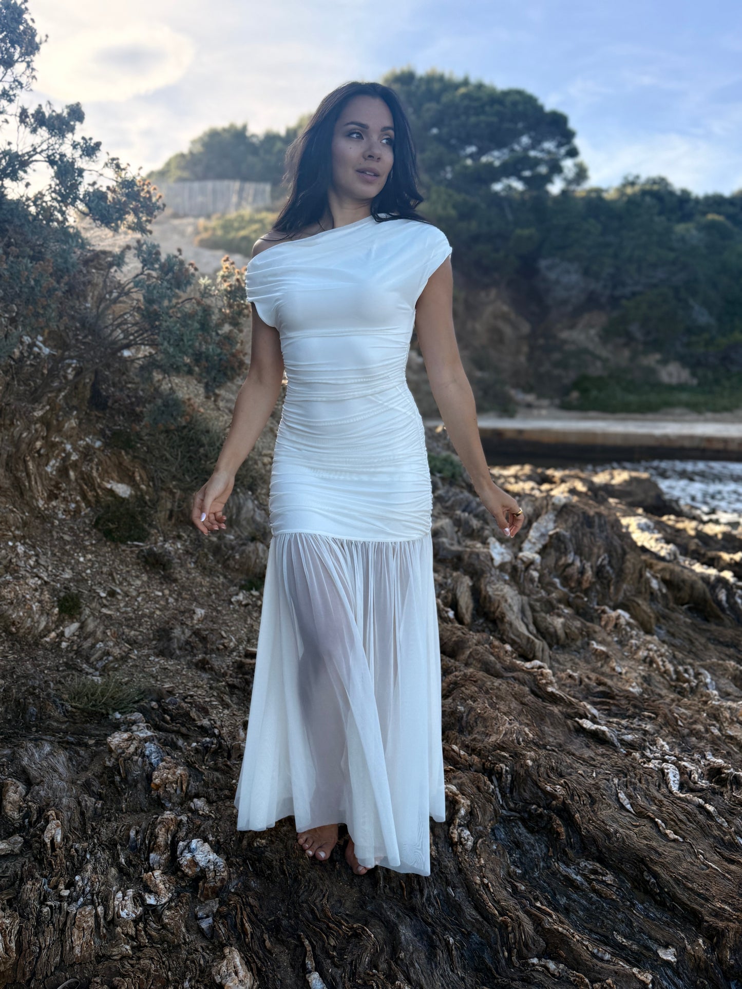 Robe Carolina Ecru