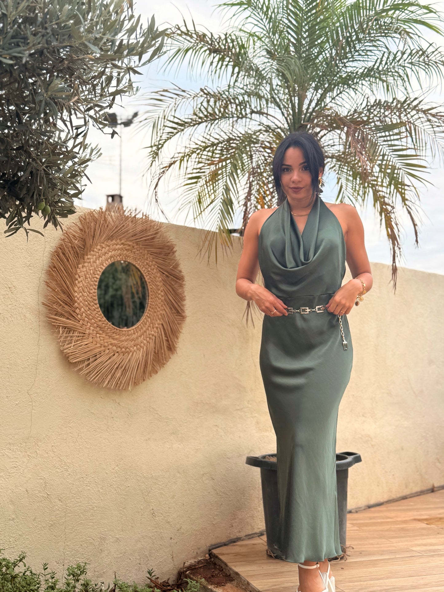 Robe Éléna Kaki