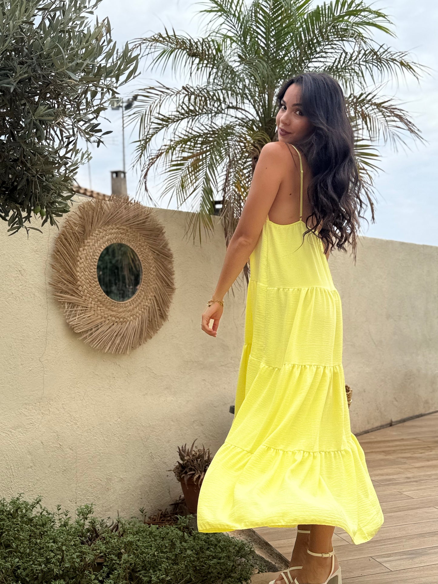 Robe Jenna Jaune
