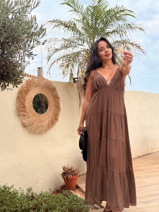 Robe Jenna Marron