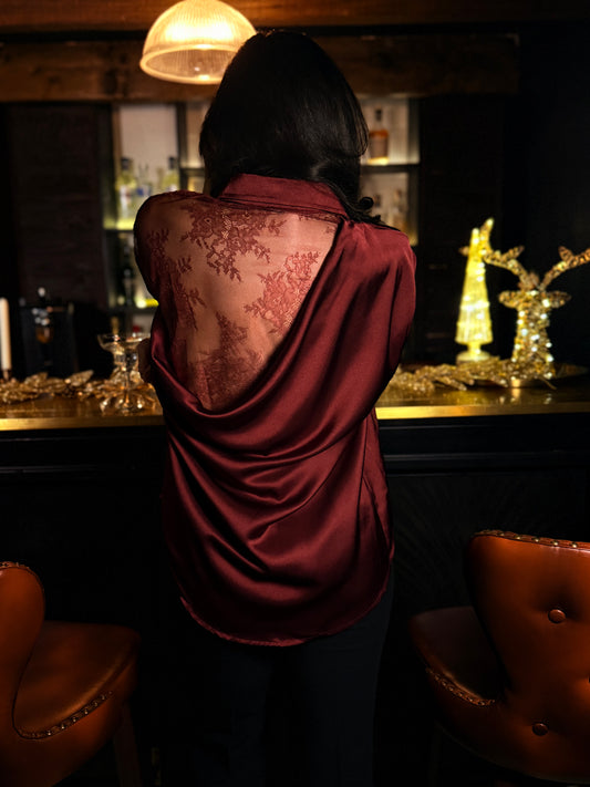 Chemise Aimé Bordeaux