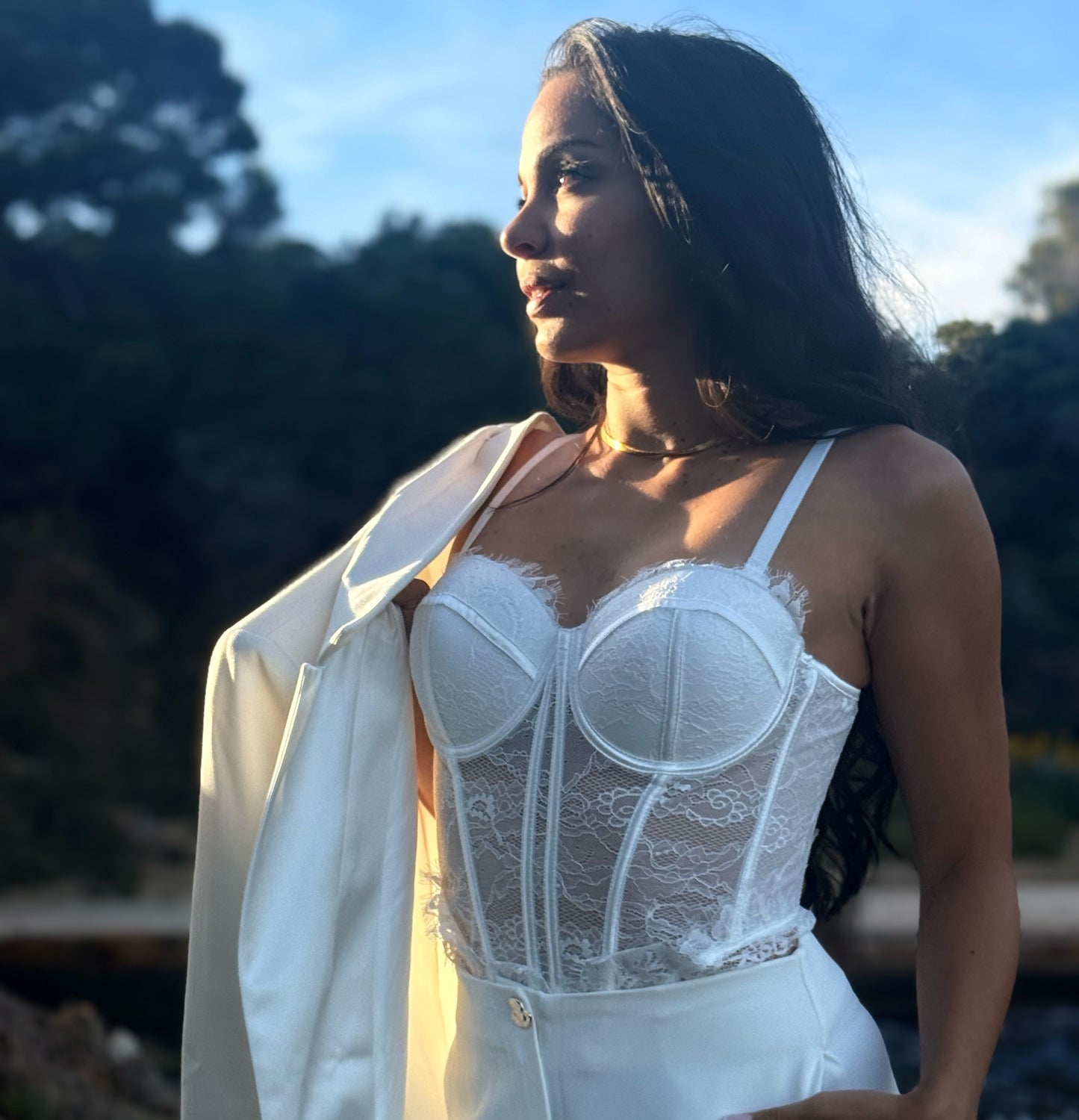 Corset Nelly Blanc